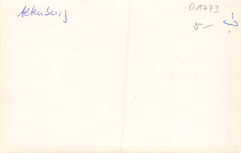 01773 Altenberg Erzgebirge Druckvorlage um 1960 Hanich