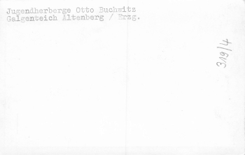 01773 Altenberg Erzgebirge Erhards Kaffeestube Druckvorlage um 1950 Hanich