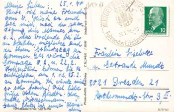 01773 Oberbaerenburg Erzgebirge im Winter Altenberg o 1970