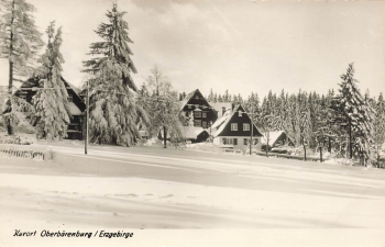 01773 Oberbaerenburg Erzgebirge im Winter Altenberg o 1970