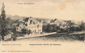 01774 Borlas bei Rabenau Klingenberg Gasthof Erbgericht * um 1910