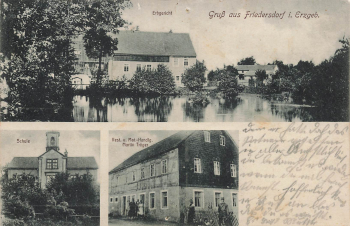 01774 Friedersdorf Klingenberg Restaurant Martin Träger Schule o 1927