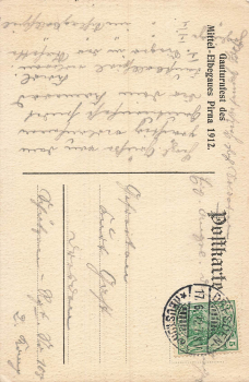 01796 Pirna Gauturnfest des Mittel-Elbegaues 1912 Künstlerkarte H. Kappler