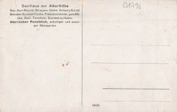 01796 Struppen Saxon Switzerland Gasthaus Alberthoehe * around 1930