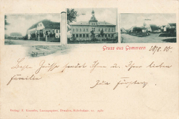 01809 Gommern Heidenau Schule o 1900