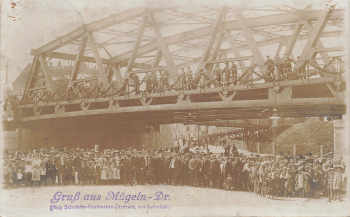 01809 Muegeln Heidenau August Bebel Strasse Echtfotokarte o 1910