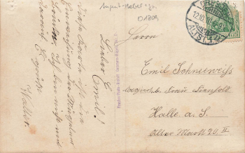 01809 Muegeln Heidenau August Bebel Strasse Echtfotokarte o 1910