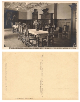 01833 Dittersbach Castle dining room * around 1930 Hahn photo 5006