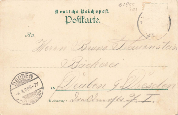 01855 Lichtenhain Sächsische Schweiz Gasthaus zum Erblehngericht o 1906