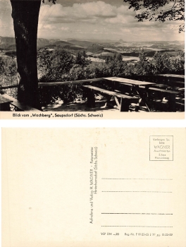 01855 Saupsdorf Berggasthaus Wachberg * um 1960