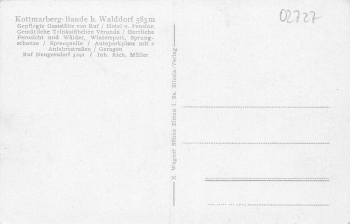 02739 Walddorf Kottmarberg Baude * um 1930