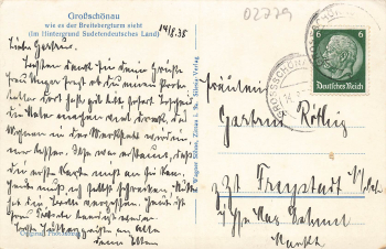 02779 Grossschoenau Sachsen o 1938
