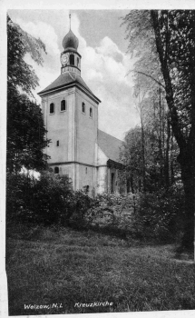 03119 Welzow Niederlausitz Kreuzkirche o 1943