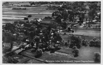 03222 Leipe Spreewald Fliegeraufnahme * um 1930