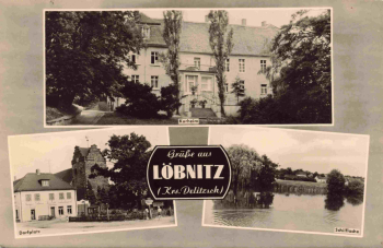04509 Löbnitz Mehrbildkarte o 1964e o 1952