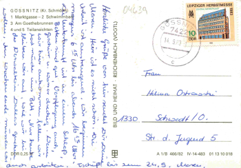 04639 Gössnitz Mehrbildkarte o 1983