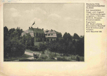 04668 Klinga Parthenstein Jugendherberge * um 1940