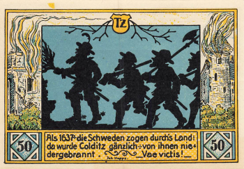 04680 Colditz Städtenotgeld 50 Pfg. * 1921