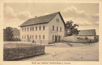 04808 Großzschepa Lossatal Gasthof o 1922