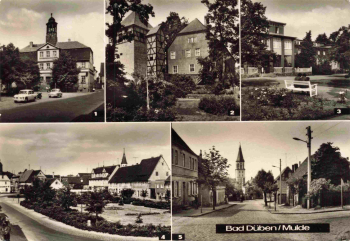 04849 Bad Düben Mehrbildkarte o 1970