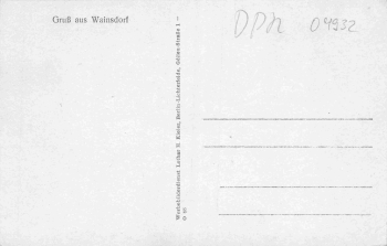 04932 Wainsdorf Röderland Bäckerei Benedix * um 1930
