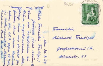 06308 Klostermannsfeld Bahnhofstrasse o 1959