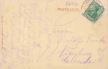 06425 Gnölbzig Alsleben Gasthof Karl Damm o 1917