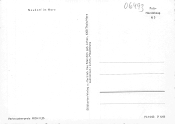 06493 Neudorf Harz Harzgerode Ferienheim Wilhelm Pieck * 1966