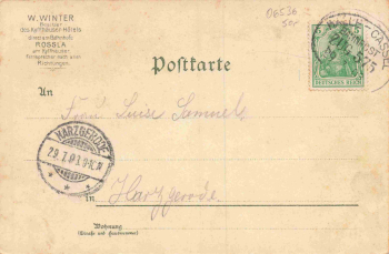 06536 Rossla Kyffhäuser Hotel Litho o 1903