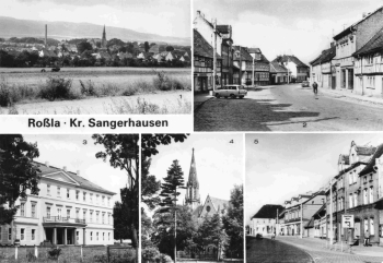 06536 Roßla Südharz Mehrbildkarte gebraucht 1984