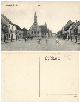 06542 Allstedt Markt * ca. 1910