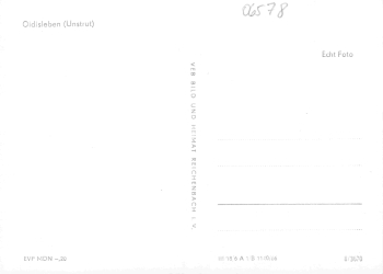06577 Oldisleben Unstrut * 1966