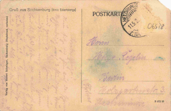 06578 Sachsenburg (An der Schmücke) Geschäftshaus Schwieger o 1920