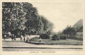 06636 Laucha Unstrut untere Promenade o 1939
