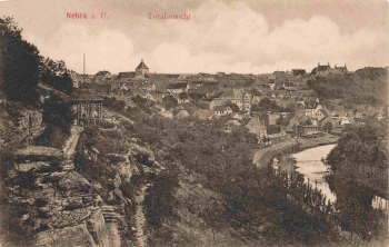 06642 Nebra Unstrut Totalansicht o 1910