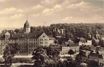 06722 Droyßig Totalansicht o 1964