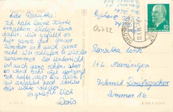 06722 Droyßig Totalansicht o 1964