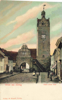 06780 Zörbig Anhalt Hallesches Tor * um 1910
