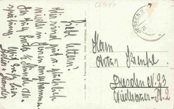 06917 Jessen Elster Aufgang zum Schloss o um 1930