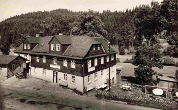 07343 Klettigshammer Wurzbach Thüringen Konsumgaststätte zum Sormitztal * um 1960