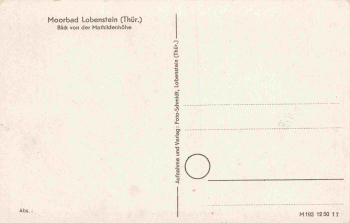 07356 Bad Lobenstein Totalansicht * um 1950