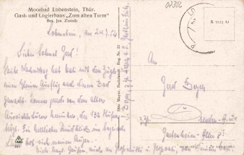 07356 Bad Lobenstein Totalansicht o 1952