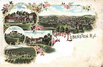 07356 Bad Lobenstein Litho * um 1900