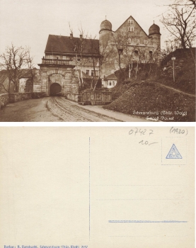 Schwarzburg Schloss Portal * ca.1920