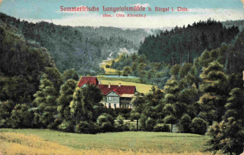 07616 Bürgel Thüringen Langetalsmühle o 1910