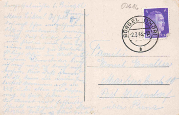 07616 Bürgel Thüringen Gaststätte "Grüne Aue" o 1943