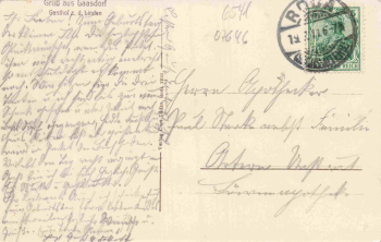 07646 Laasdorf Thüringen Gasthof zu den Linden o 1911