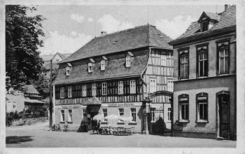 07646 Tröbnitz Thüringen Gasthof zum Mohren o 1954