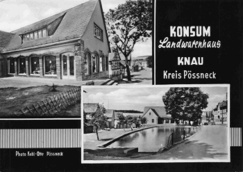 07806 Knau Neustadt an der Orla Konsum Landwarenhaus * 1964