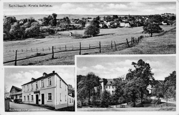 07922 Schilbach Tanna "Zum Goldenen Anker" Inn, rural postmark via Schleiz, 1940.